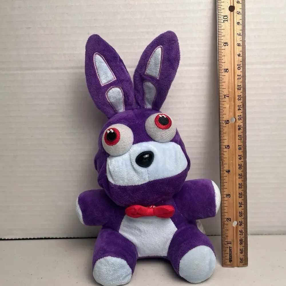 Five Night’s At Freddy’s FNAF Plush Stuffed Toy Purple Bunny 7” Tall 2016